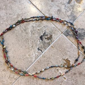 Long bead necklace EUC